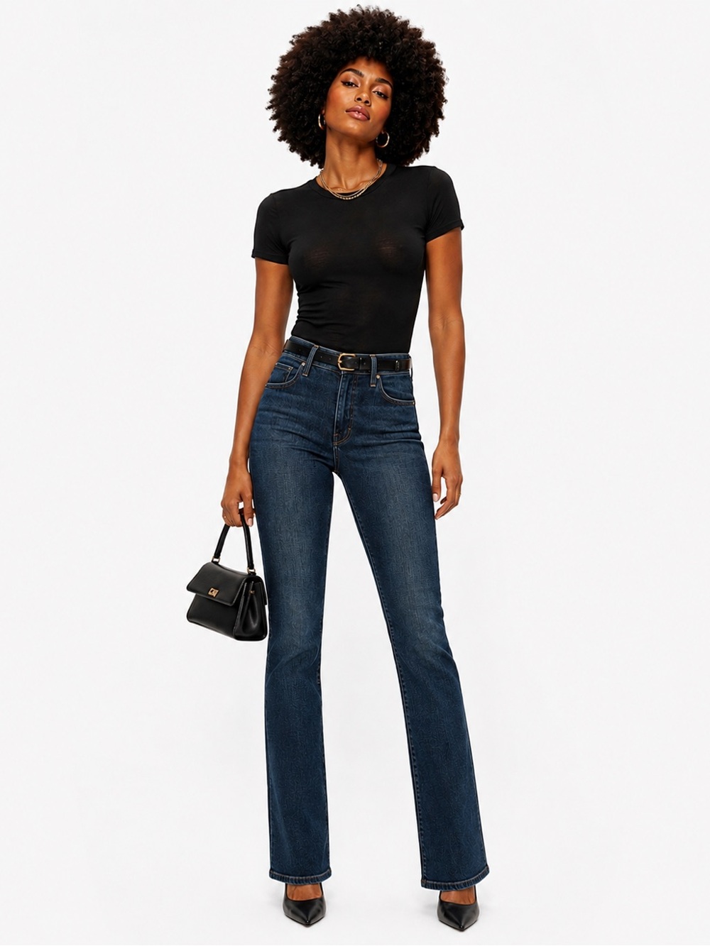 MOTHER The Mid Rise Smokin' Double Heel Jeans in Blue size 28